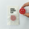 Fat Smiley - matt opaque red - Image 2